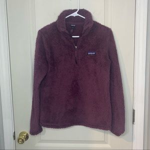 Patagonia Los Gatos Fleece Pullover Women’s Size Small Red Purple Color